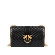 LOVE BAG ICON V QUILT IN NAPA MATELASSE Woman Black LOVE BAG ICON V QUILT IN NAPA MATELASSE Woman Black