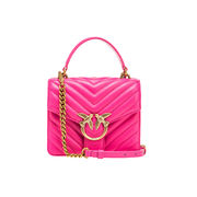 LOVE MINI TOP HANDLE CHEVRON SHOULDER STRAP Woman Fuxia LOVE MINI TOP HANDLE CHEVRON SHOULDER STRAP Woman Fuxia