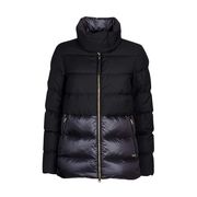 HERNO QUILTED DOWN JACKET Woman Black | Mascheroni Store