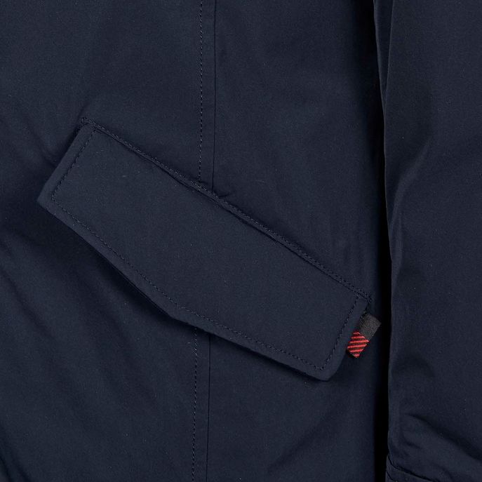 LUXURY ARCTIC PARKA IN NYLON WITH UNDETACHABLE HOOD Woman Midnight hood