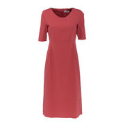 LYRICAL DRESS IN STRETCH COTTON Woman Ruby LYRICAL DRESS IN STRETCH COTTON Woman Ruby