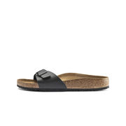 MADRID BIRKO FLOR SLIPPERS TIGHT FIT Woman Black MADRID BIRKO FLOR SLIPPERS TIGHT FIT Woman Black