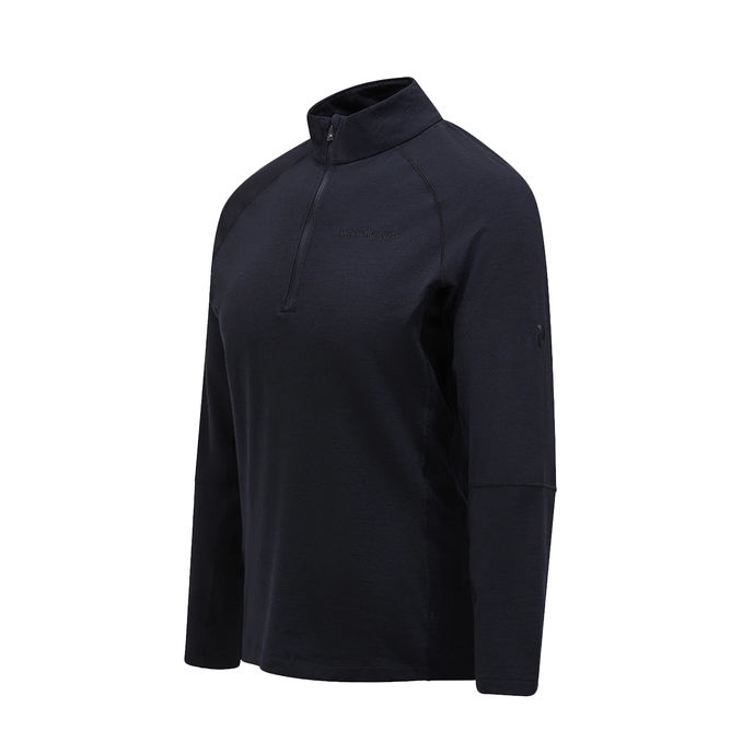 MAGIC HAL ZIP KNITWEAR Man Black 
