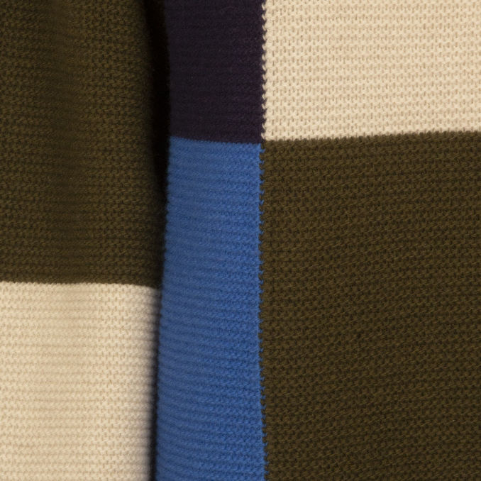 MAGLIA D. COLLO ALTO INTARSIO QUADRI JUCCA