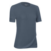MARIA LOGO CURVE TEE Woman Antic Blue MARIA LOGO CURVE TEE Woman Antic Blue