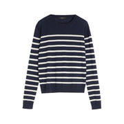 MARUS PULL IN WOOL AND CASHMERE Woman Blue MARUS PULL IN WOOL AND CASHMERE Woman Blue