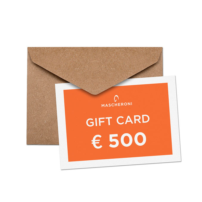 MASCHERONI STORE GIFT CARD VALUE 500 EURO