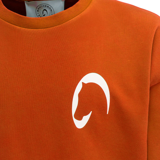MASCHERONI SWEATSHIRT Unisex Arancio