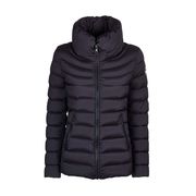 MATTE HIGH NECK STRETCH SHORT DOWN JACKET Woman Black MATTE HIGH NECK STRETCH SHORT DOWN JACKET Woman Black