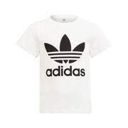 MAXI LOGO TREFOIL T-SHIRT Girl White Black MAXI LOGO TREFOIL T-SHIRT Girl White Black