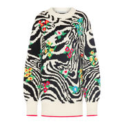 MAXI ZEBRA SWEATER MAXI ZEBRA SWEATER