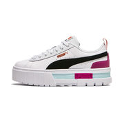 MAYZE LTH SNEAKERS Woman White Black Apricot MAYZE LTH SNEAKERS Woman White Black Apricot