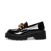 MEADOW LOAFERS WITH PATENT LEATHER CHAIN Woman Black MEADOW LOAFERS WITH PATENT LEATHER CHAIN Woman Black