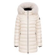 MEDIUM LENGTH IRIDESCENT DOWN JACKET Incense Woman Dark Steel MEDIUM LENGTH IRIDESCENT DOWN JACKET Incense Woman Dark Steel