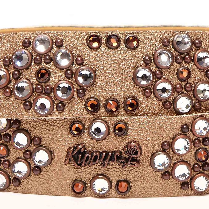 MEDIUM SWAROVSKY BELT DECORATED BUCKLE Woman Gold Bronze Silver