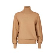 MERINOS WOOL TURTLENECK Woman Cammello MERINOS WOOL TURTLENECK Woman Cammello