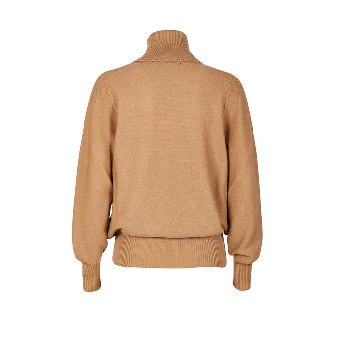 MERINOS WOOL TURTLENECK Woman Cammello