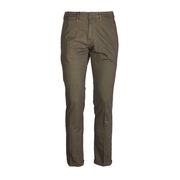 MICROPATTERN CHINO PANTS IN GABARDINE COTTON Man Military MICROPATTERN CHINO PANTS IN GABARDINE COTTON Man Military