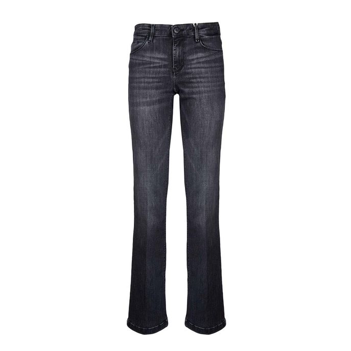 GUESS MID RISE SEXY BOOT JEANS Woman Black | Mascheroni Store