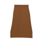 MIDI EGYPTIAN SKIRT IN PURE WOOL Woman Camel United MIDI EGYPTIAN SKIRT IN PURE WOOL Woman Camel United