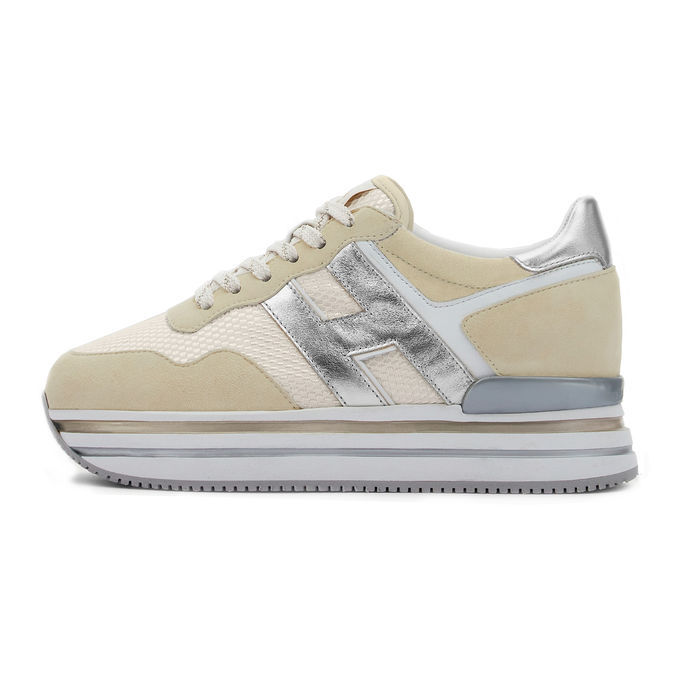 MIDI H222 SNEAKERS Woman Gold Silver