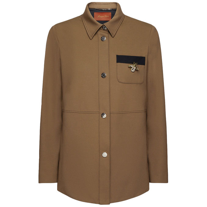 MILAN STITCH SHIRT WITH PIN
