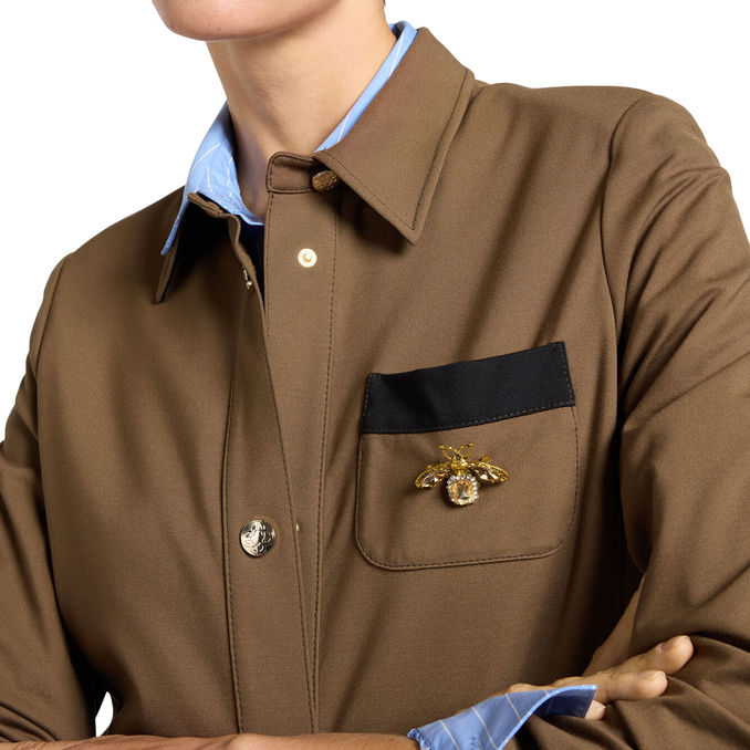 MILAN STITCH SHIRT WITH PIN