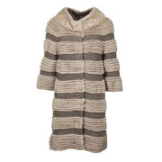 MINK COAT Woman Taupe  MINK COAT Woman Taupe