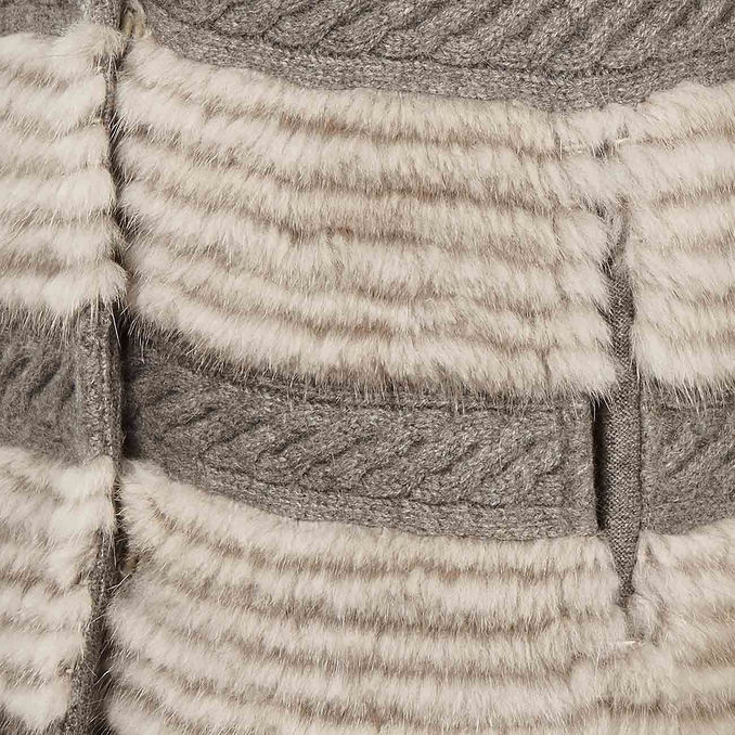 MINK COAT Woman Taupe