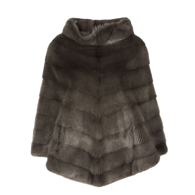 MINK PONCHO