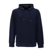 MODAL HOODED SWEATSHIRT Man Navy Blazer MODAL HOODED SWEATSHIRT Man Navy Blazer