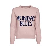 MONDAY BLUES PULLOVER IN WOOL Woman Pink MONDAY BLUES PULLOVER IN WOOL Woman Pink