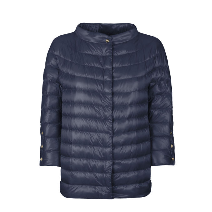 MONOGRAM DOWN JACKET Woman New Blue
