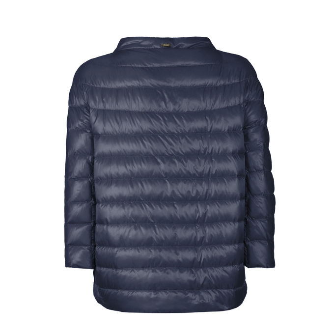 MONOGRAM DOWN JACKET Woman New Blue