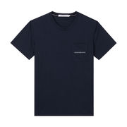 MONOGRAM EMBROIDERY T-SHIRT WITH POCKET Man Night Sky MONOGRAM EMBROIDERY T-SHIRT WITH POCKET Man Night Sky