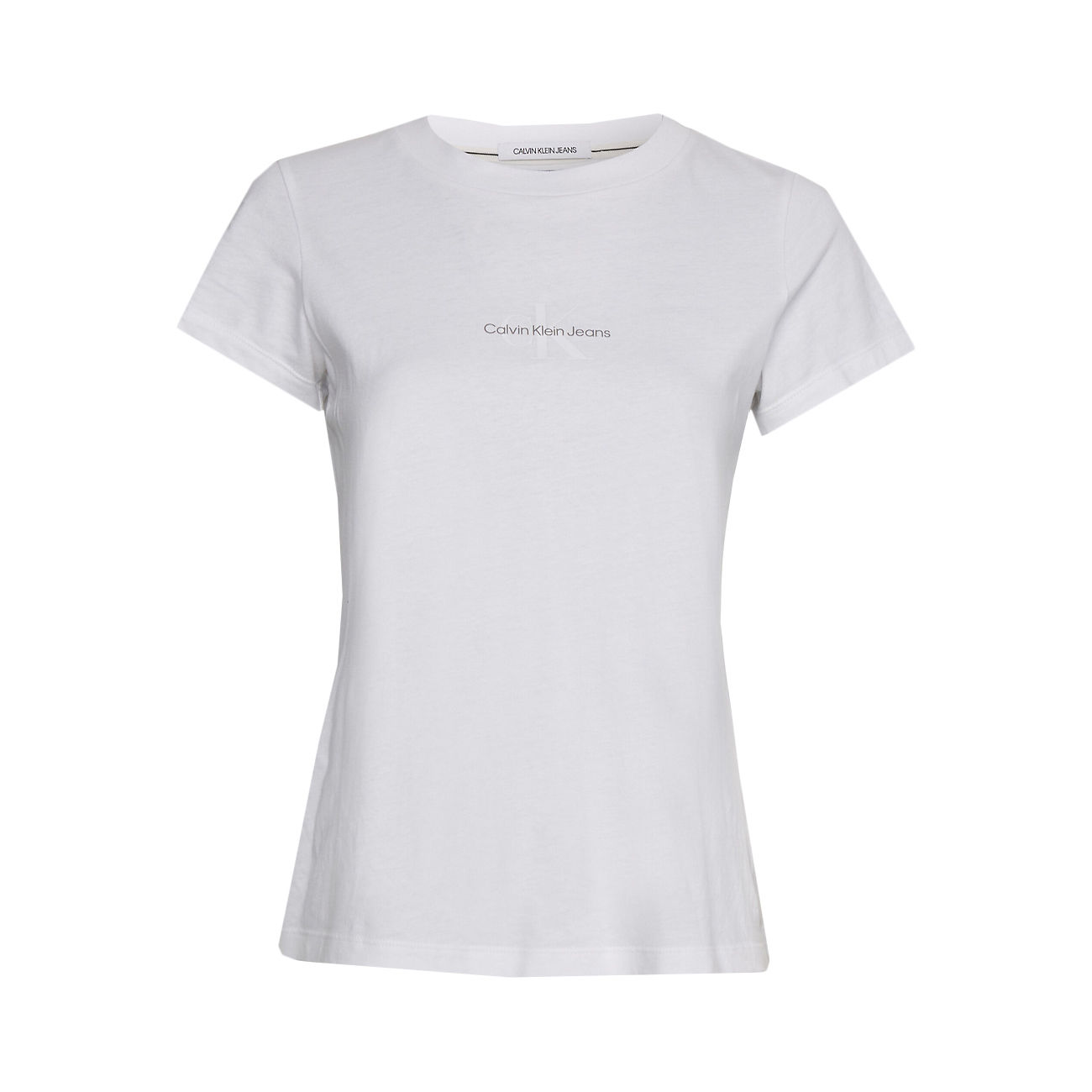 Calvin Klein Jeans Monogram Logo T Shirt Grey