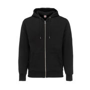 MOOD FULL ZIP HOODIE WITH POCKETS Man Black MOOD FULL ZIP HOODIE WITH POCKETS Man Black