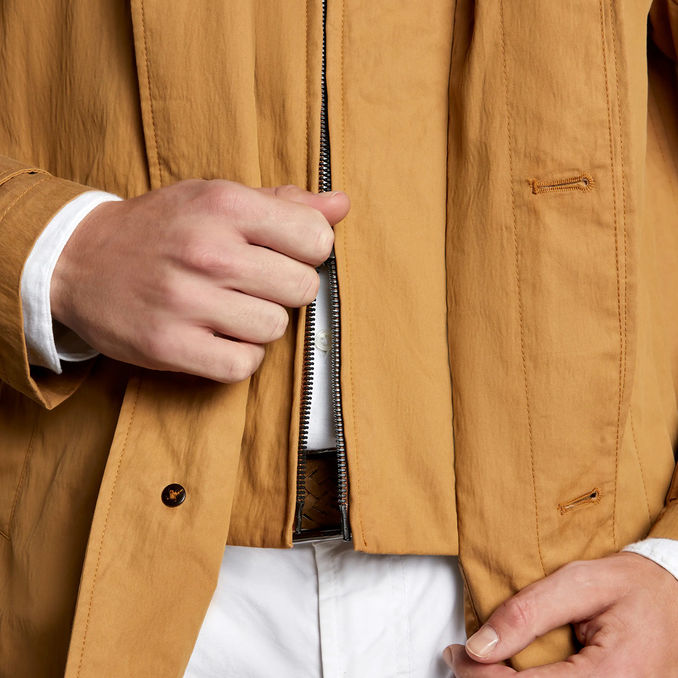 MORNING SHORT JACKET Man Light Bark