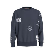 MULTI GRAPHIC SWEATSHIRT Man Twilight Navy MULTI GRAPHIC SWEATSHIRT Man Twilight Navy