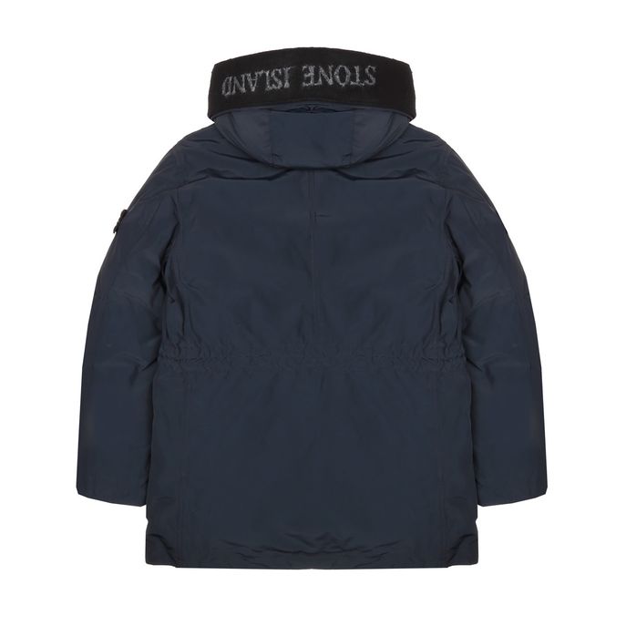 MULTI POCKET PARKA WITH HOOD Kids Navy