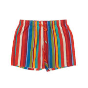 MULTICOLOR BOXER WITH EMBROIDERY AND CORD Man Pumpkin Capri MULTICOLOR BOXER WITH EMBROIDERY AND CORD Man Pumpkin Capri