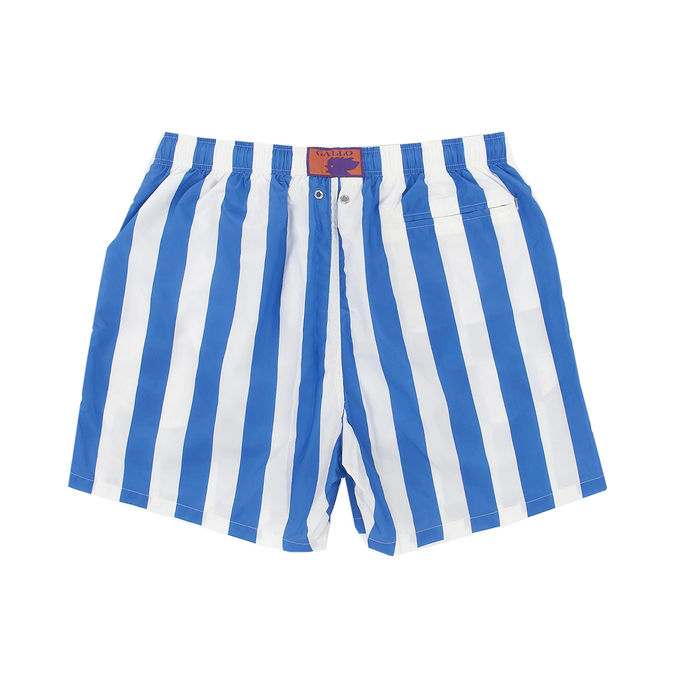 MULTICOLOR BOXER WITH EMBROIDERY AND CORD Man White Aegean