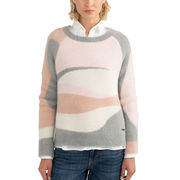 MULTICOLOR FUR-EFFECT SWEATER MULTICOLOR FUR-EFFECT SWEATER