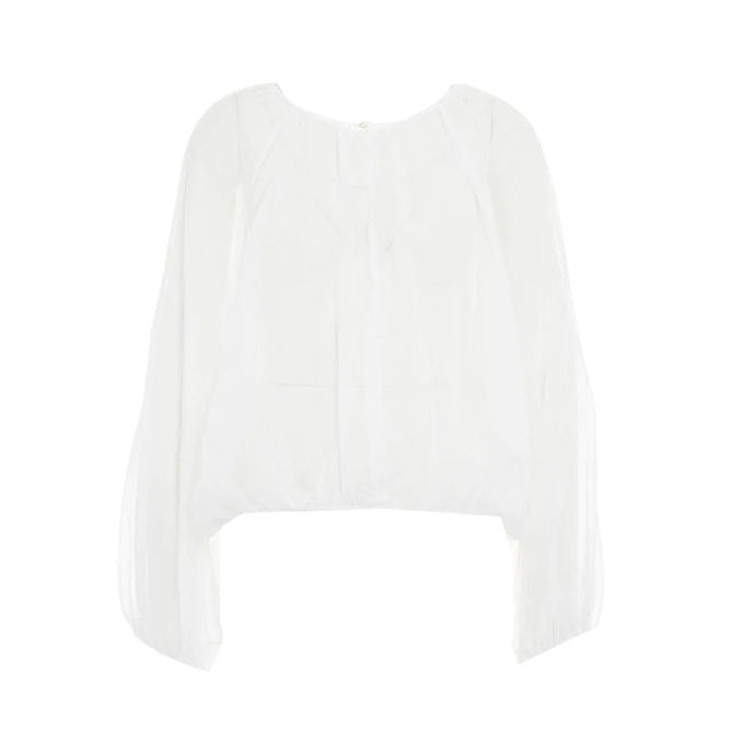 MUSSOLA CREW-NECK BLOUSE Woman White
