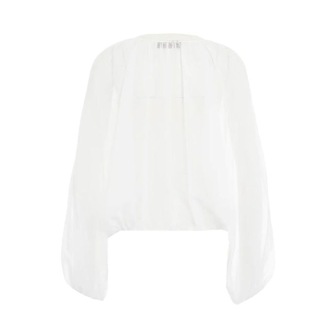 MUSSOLA CREW-NECK BLOUSE Woman White