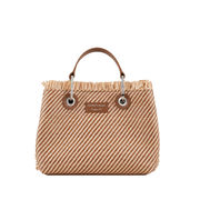 MYEA SHOPPER BAG SMALL STRAW Woman Leather MYEA SHOPPER BAG SMALL STRAW Woman Leather