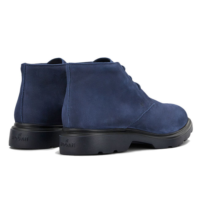 NABUK DESERT BOOTS Man Blue