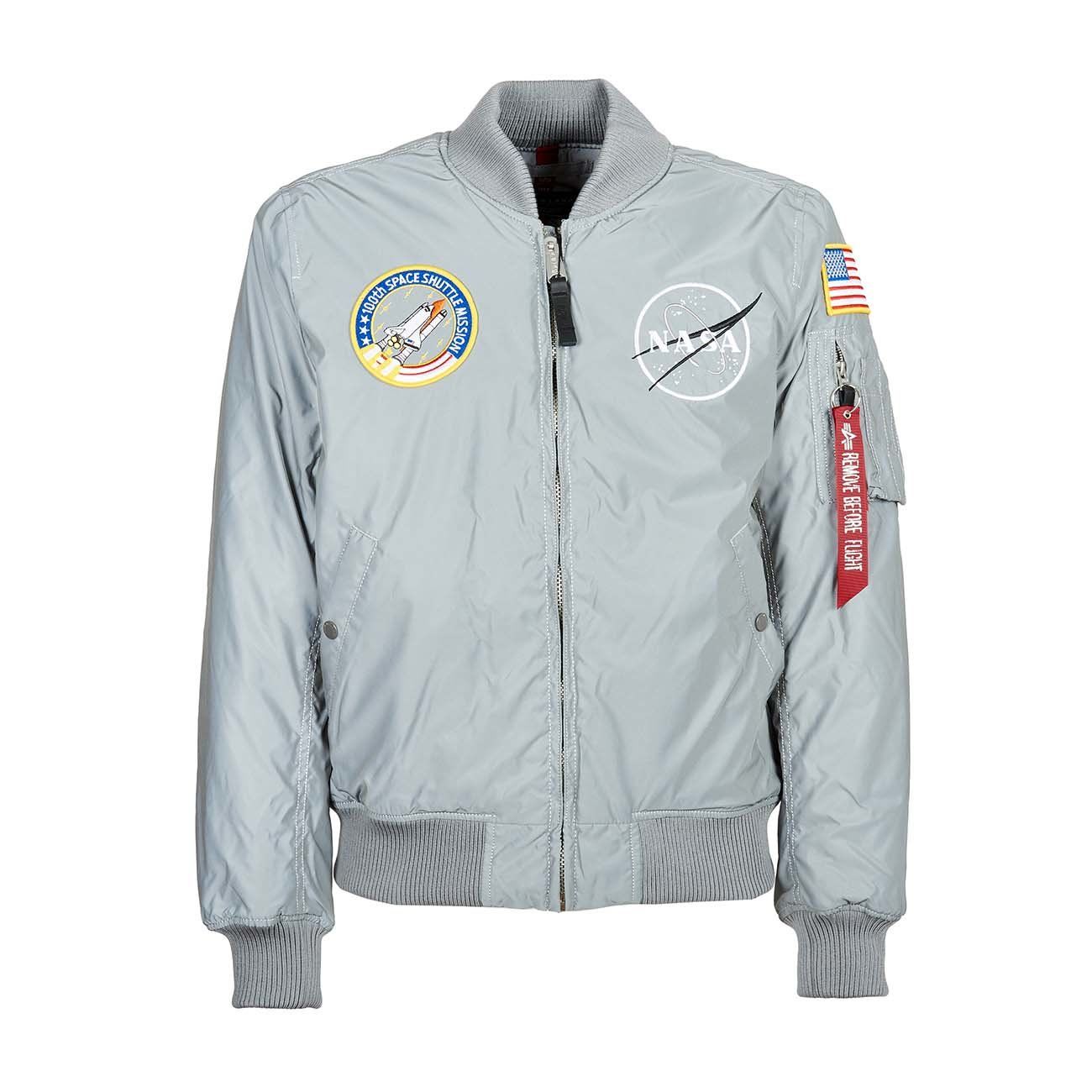 ALPHA INDUSTRIES NASA REFLECTIVE Silver | Mascheroni Sportswear