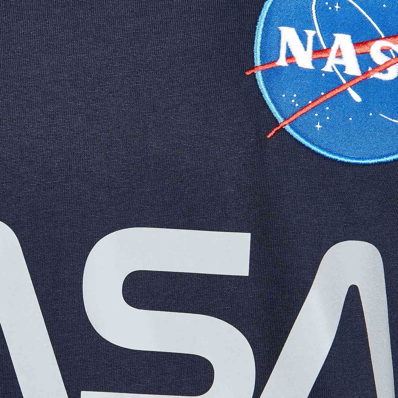 ALPHA INDUSTRIES NASA REFLECTIVE T-SHIRT Store Man | Mascheroni blue Rep