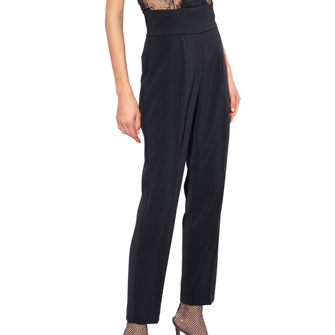 NATALIA TROUSERS Woman Black Limousine